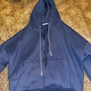 oversized blue jacket from dainty basics